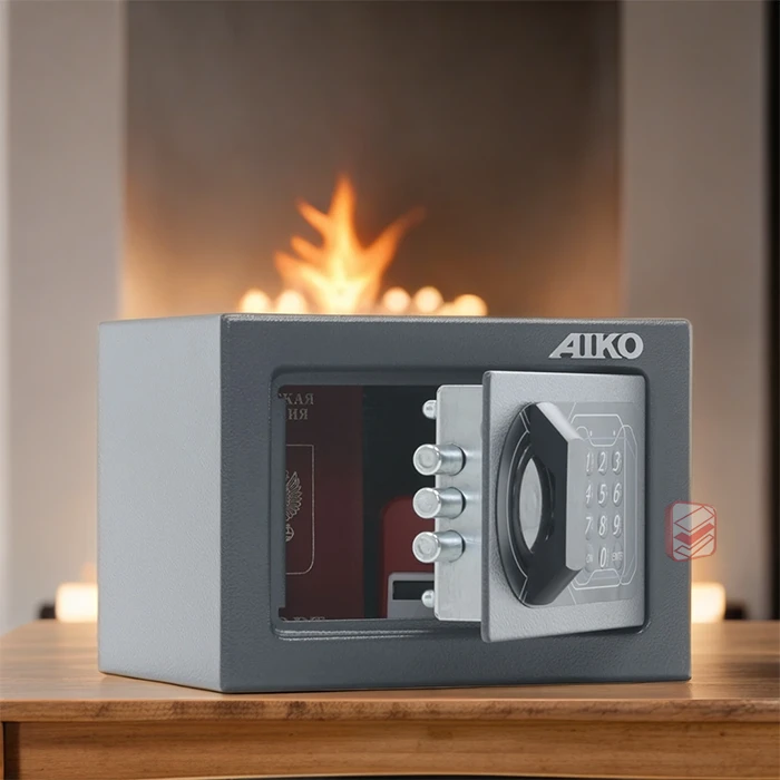 Маленький сейф с электронным замком AIKO T-140 EL интерьер фото Стеллаж Мастер Маленький сейф с электронным замком AIKO T-140 EL интерьер фото Стеллаж Мастер
