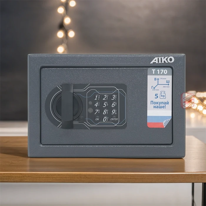 Сейф для офиса и дома с электронным замком AIKO T-170 EL Сейф для офиса и дома с электронным замком AIKO T-170 EL